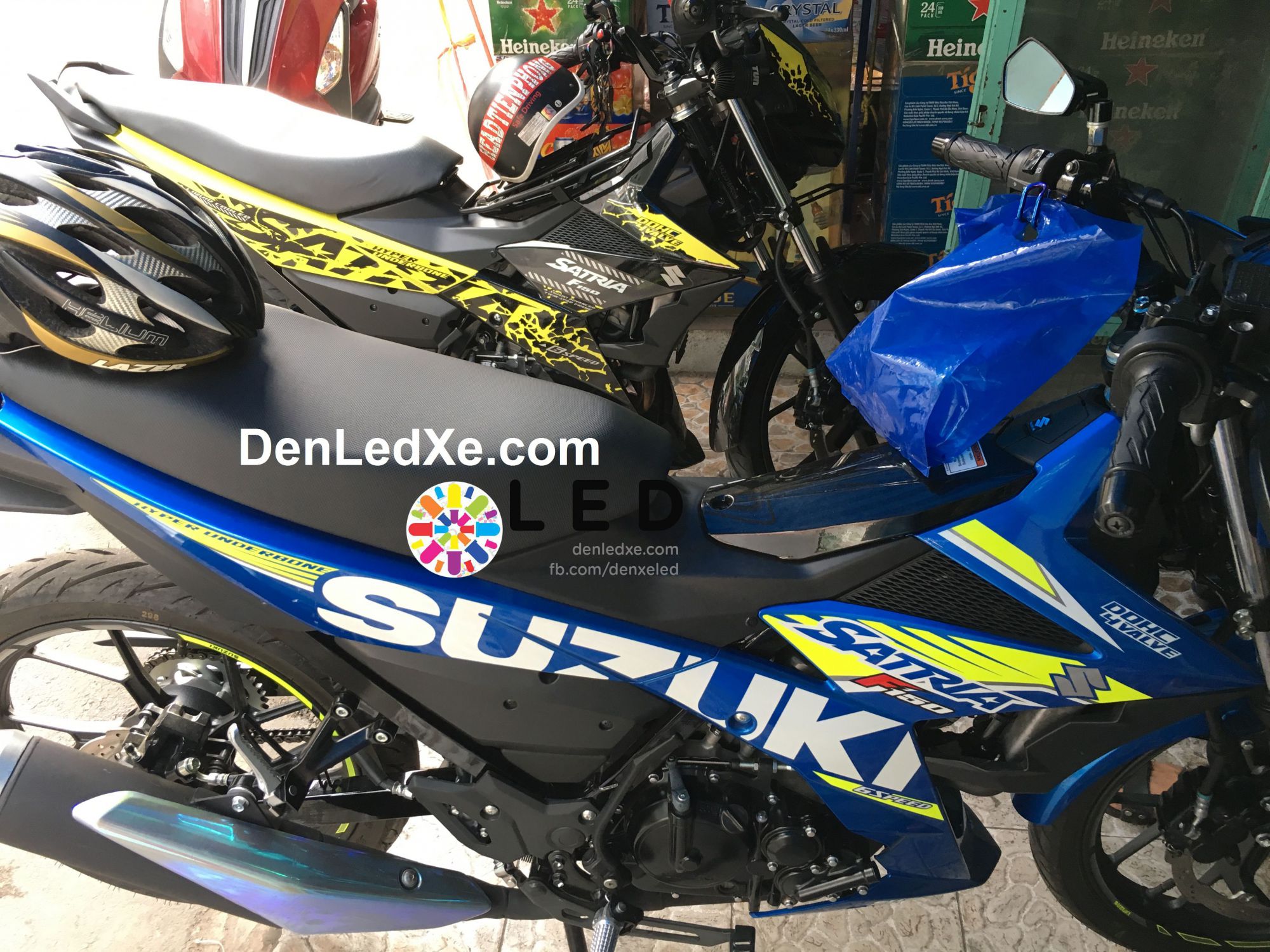 SUZUKI SATRIA RAIDER GẮN TRỢ SÁNG