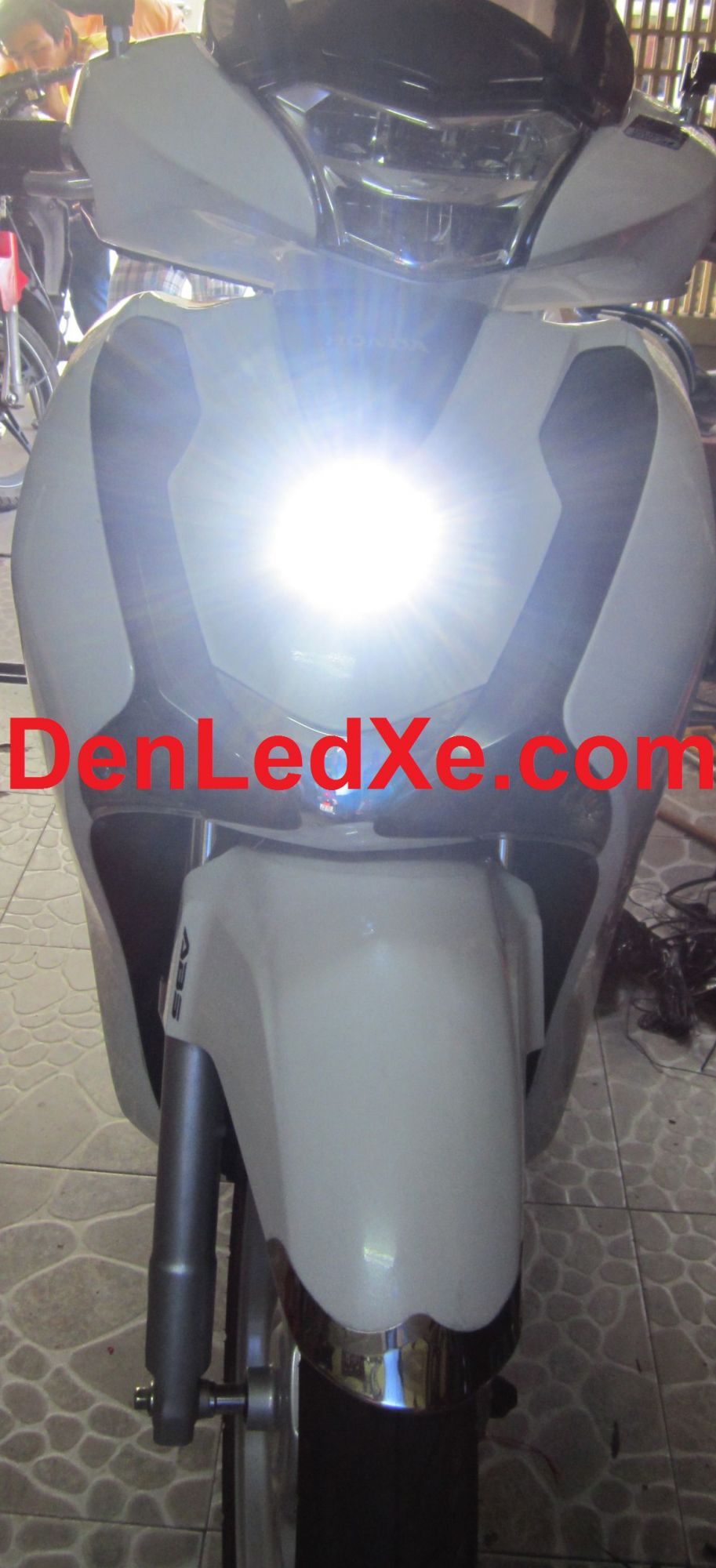 đèn pha led xe máy l4x