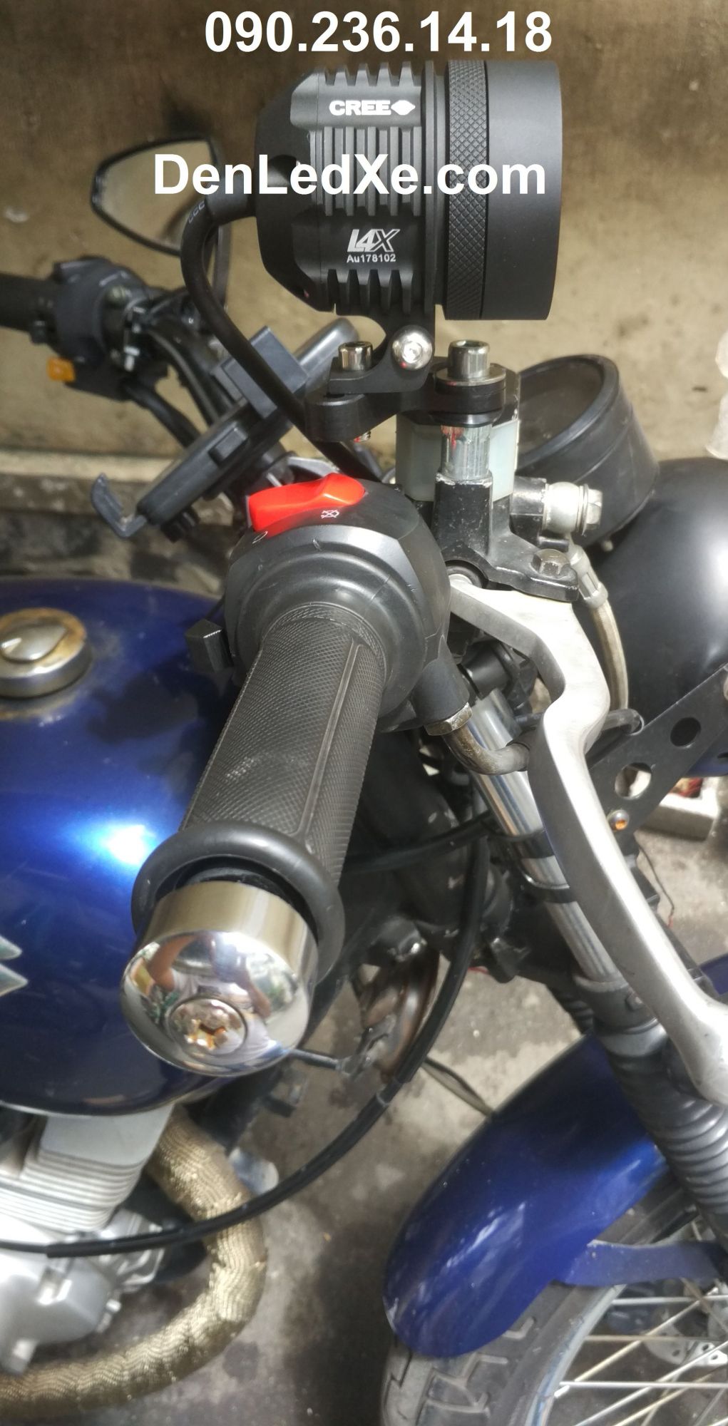 đèn pha led xe máy l4x