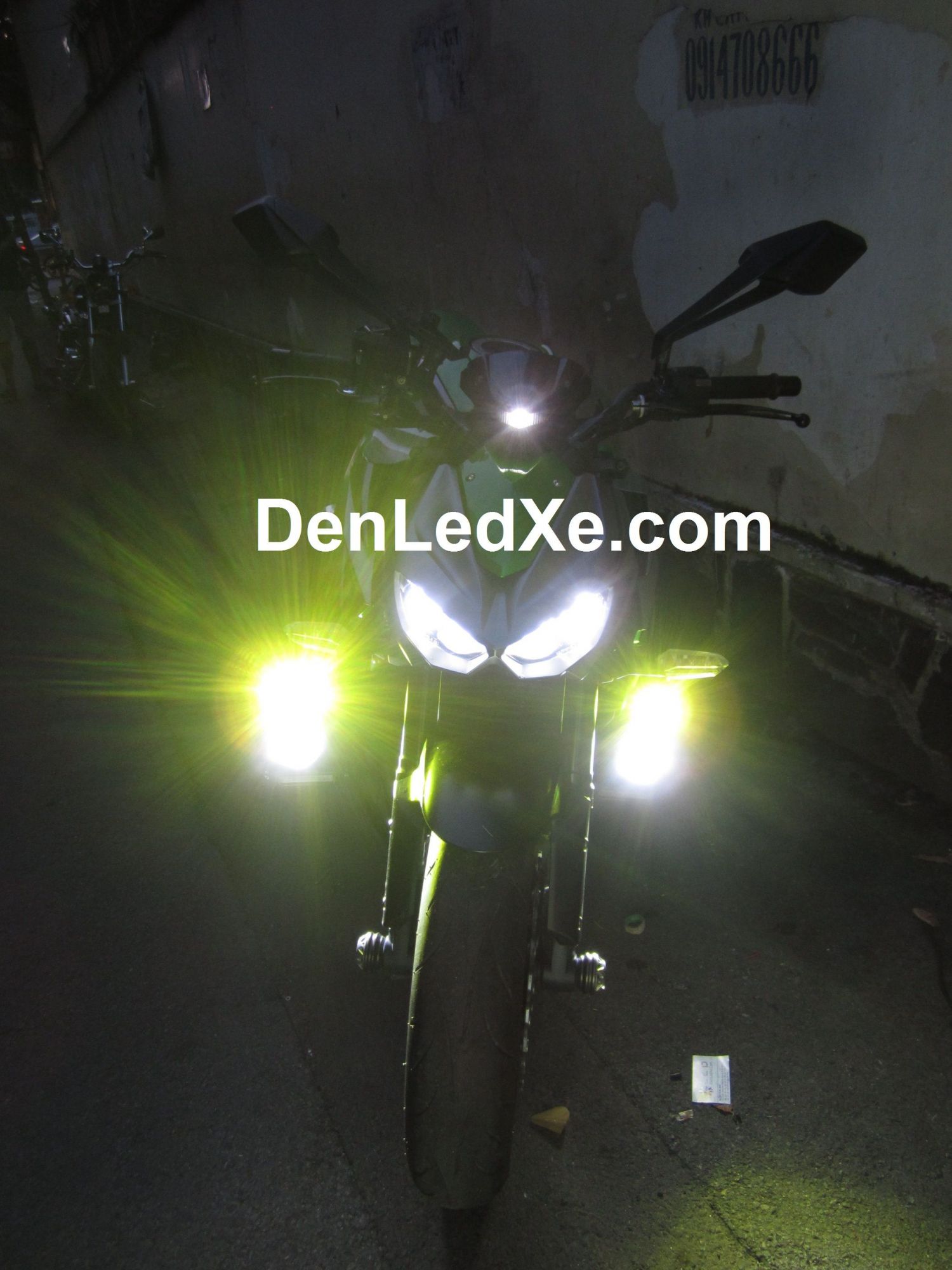 đèn xe máy l4x