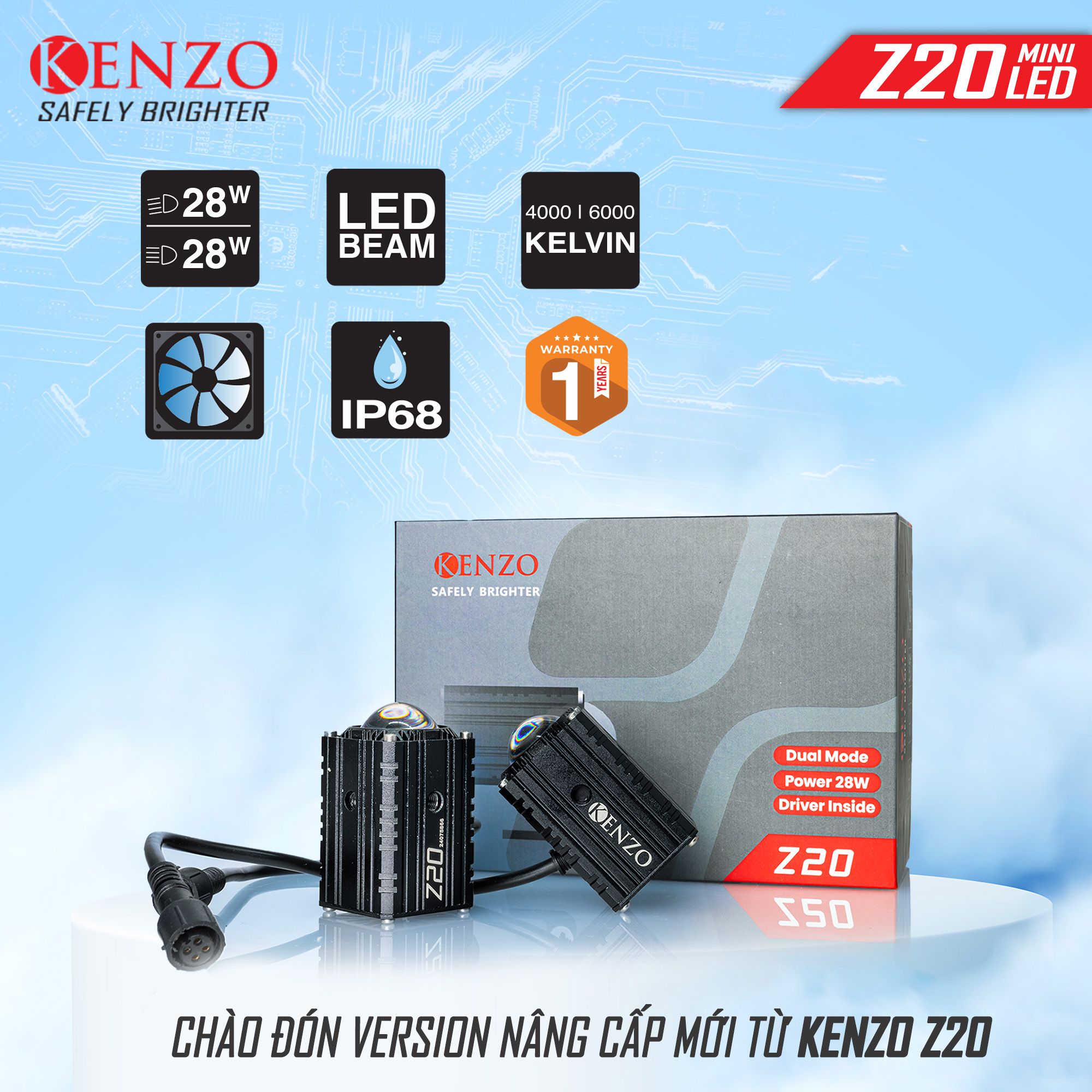 Trợ Sáng Mini Kenzo Z20 Ver 2024