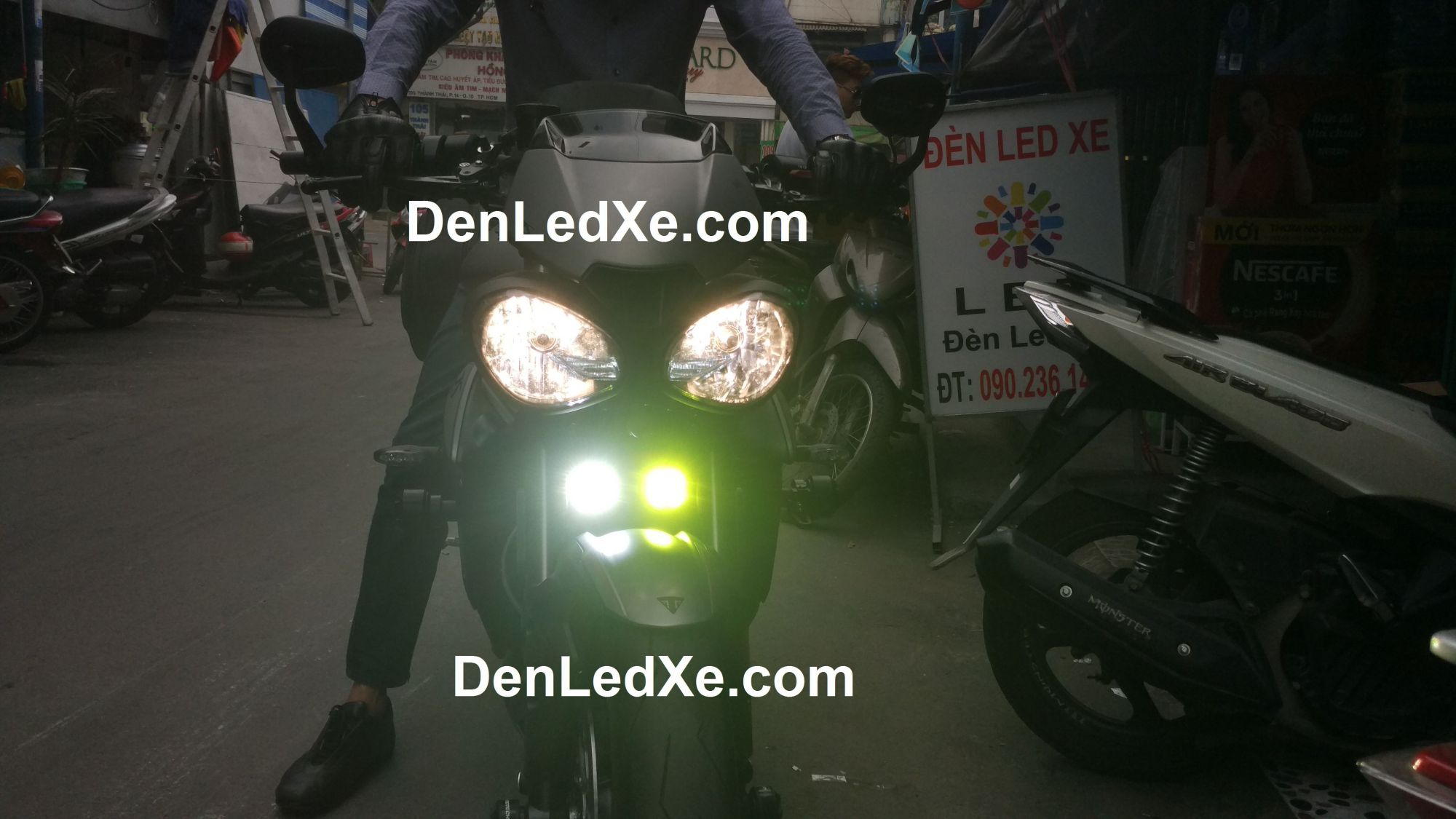 Bóng Đèn Led Xe ,Đèn Trợ Sáng Triumph Siêu Sáng Chính Hãng