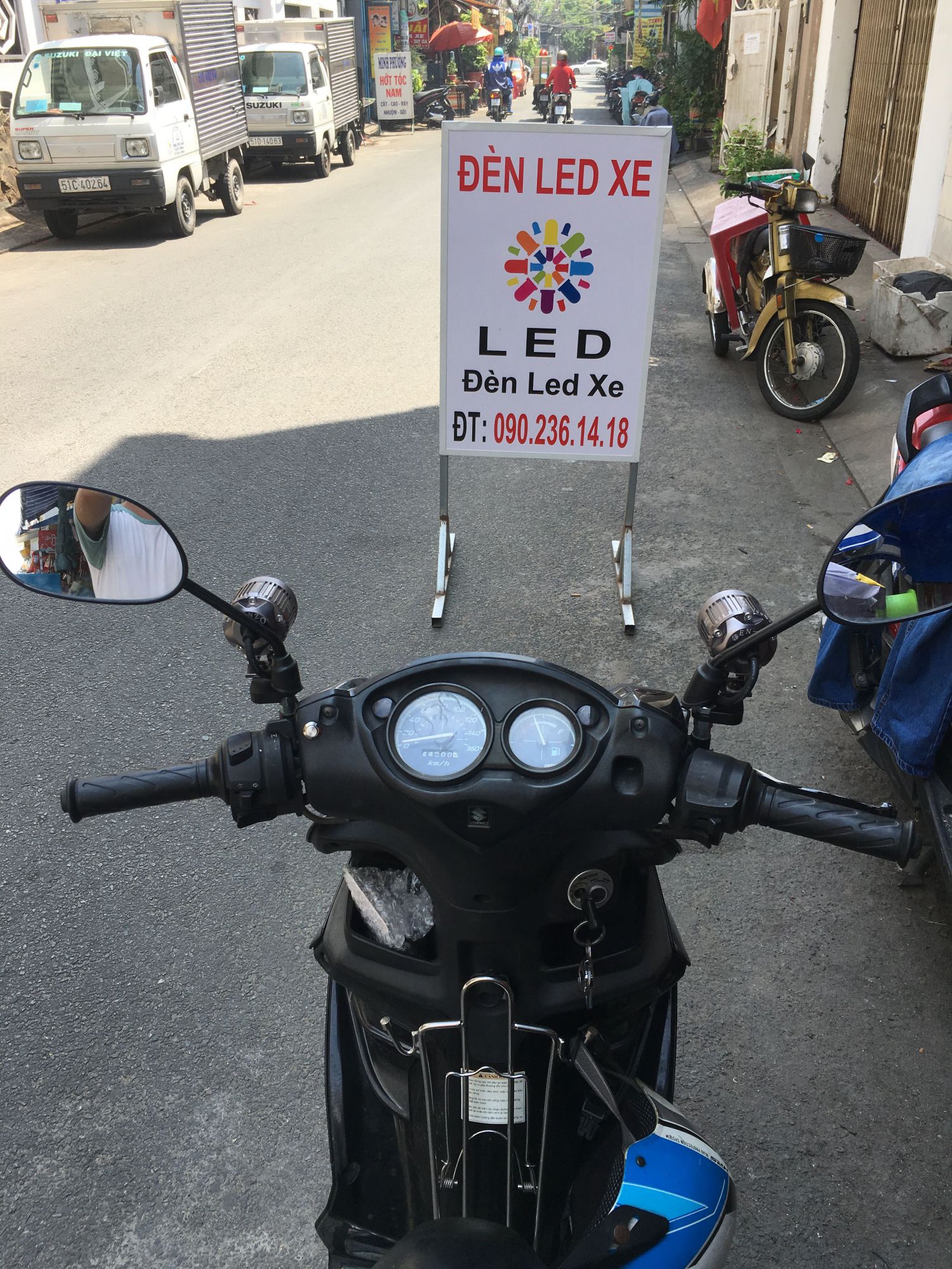 Đèn Led Suzuki Hayate Siêu Sáng