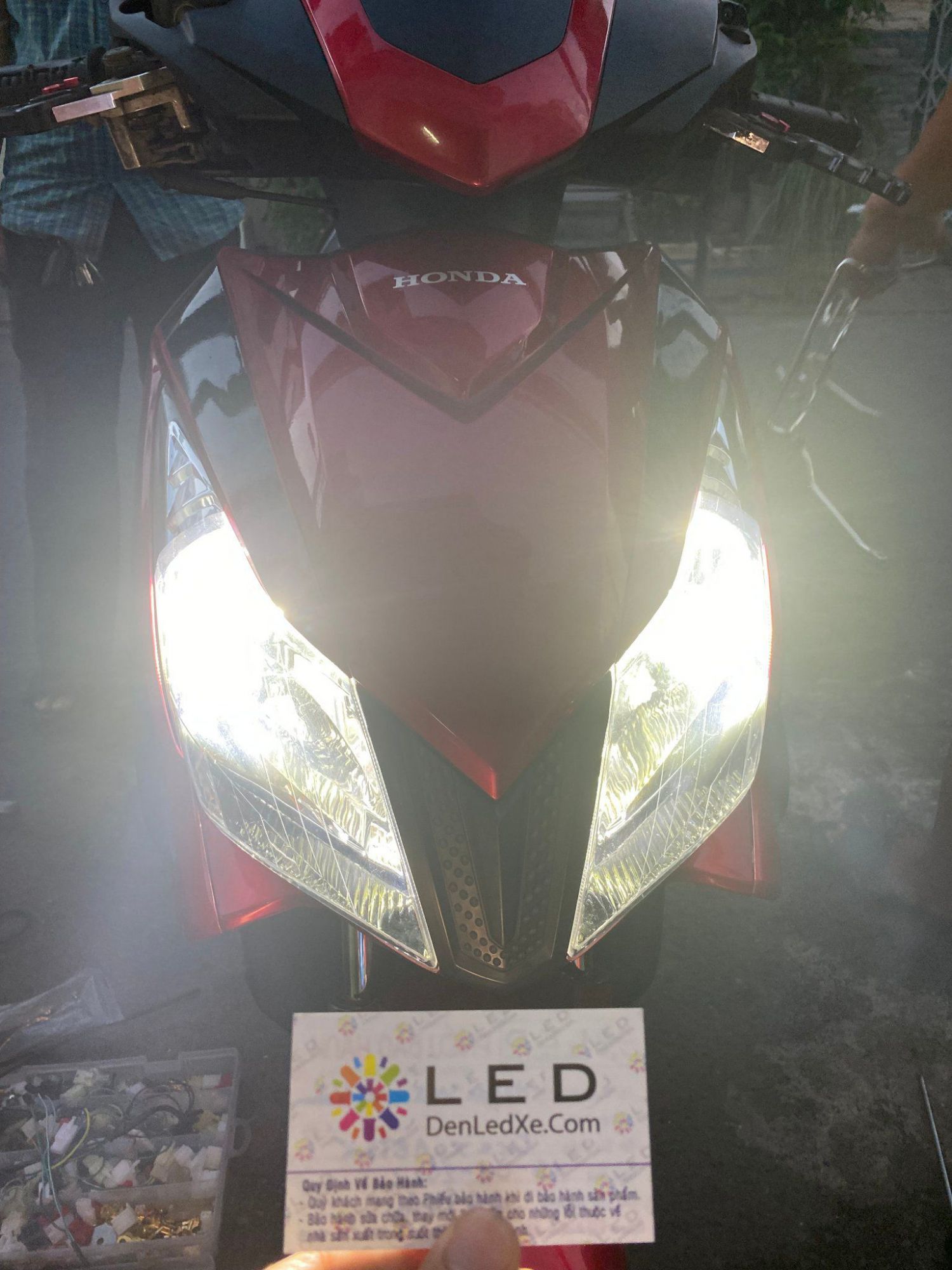 đèn led xe honda airblade thái