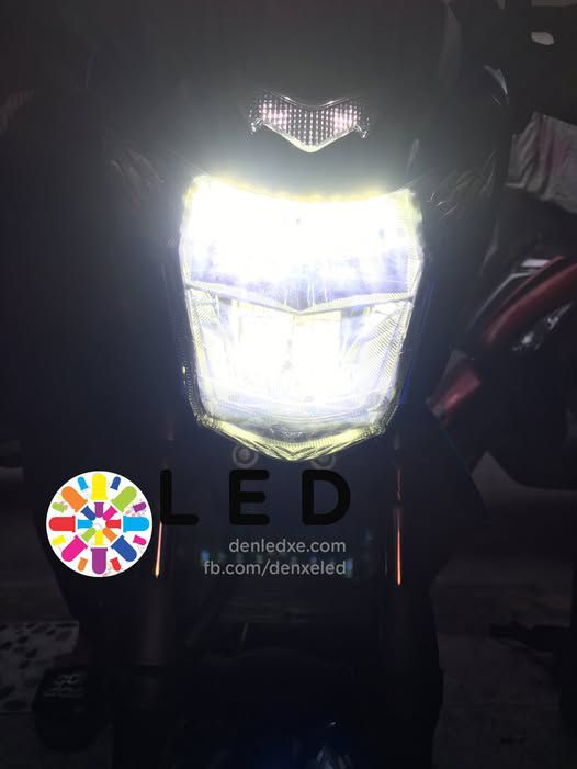 bong den led xe Suzuki raider