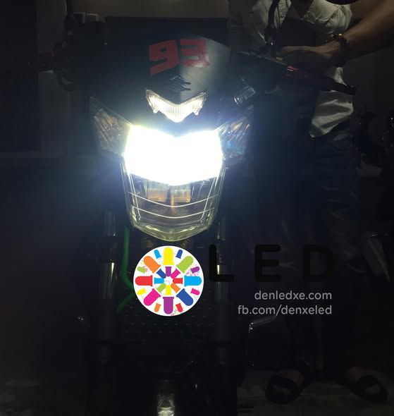 bong den led xe Suzuki raider