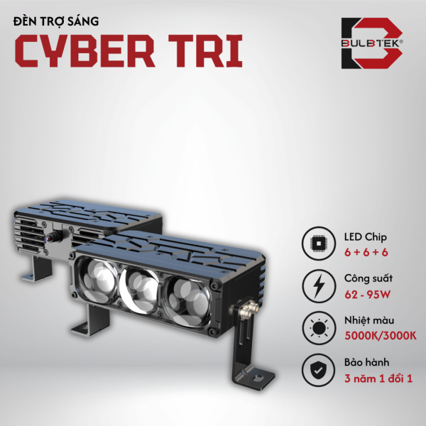 Đèn trợ sáng Cyber tri Bulbtek