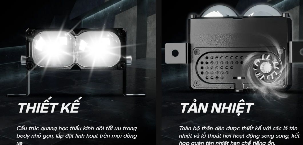 Đèn Trợ Sáng AOZOOM EXTRA 2 LED EXTRA LIGHTS